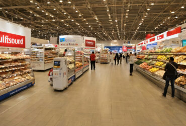 Which Gulfood option is cheaper after inclusions: bare space or shell scheme editorial visual